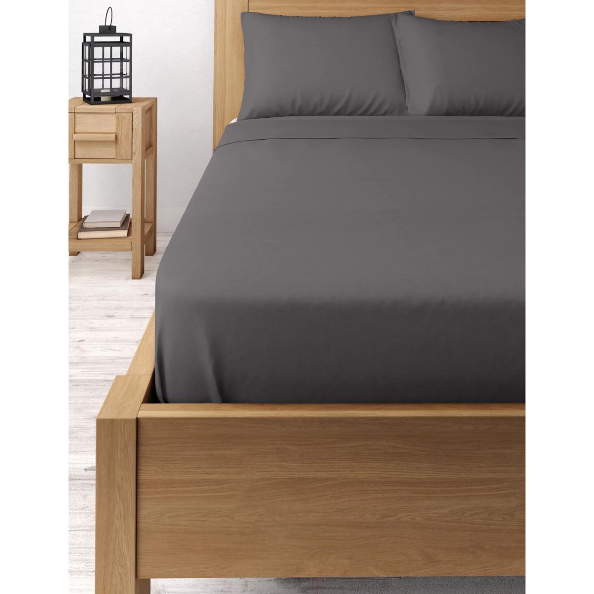 M&S Bamboo Cotton Blend Sateen Flat Sheet - DBL - Mint, Mint,Grey,White,Mid Grey,Mid Blue,Stone,Cream – image 5