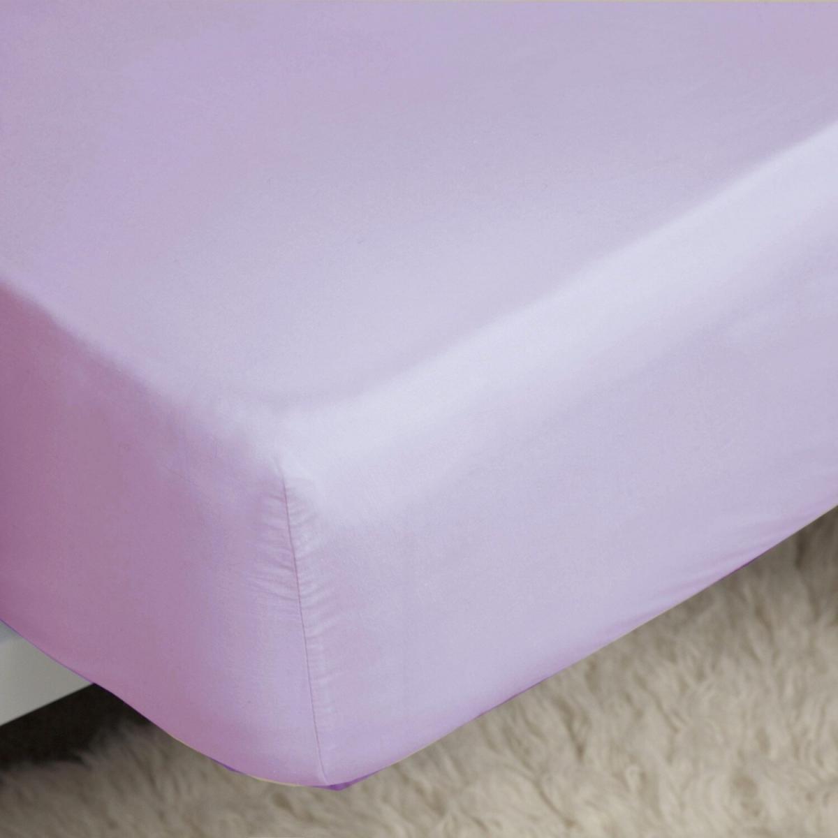 200 Thread Count Cotton Percale Deep Fitted Sheet - BM122 - Lemon / Double – image 6