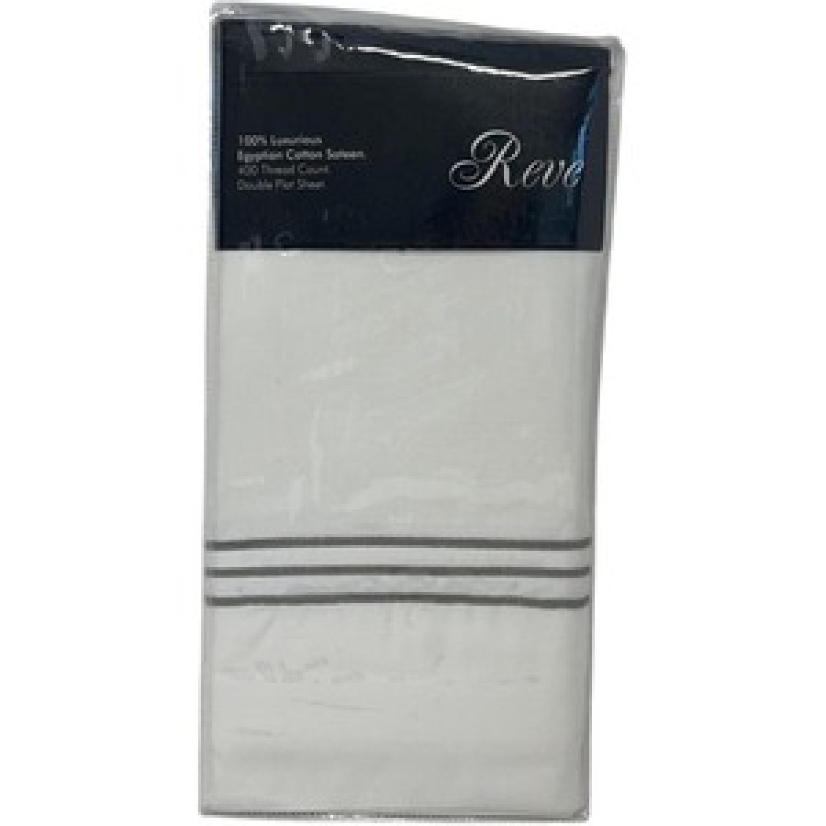 400 Thread Count Double Flat Sheet - White – image 4