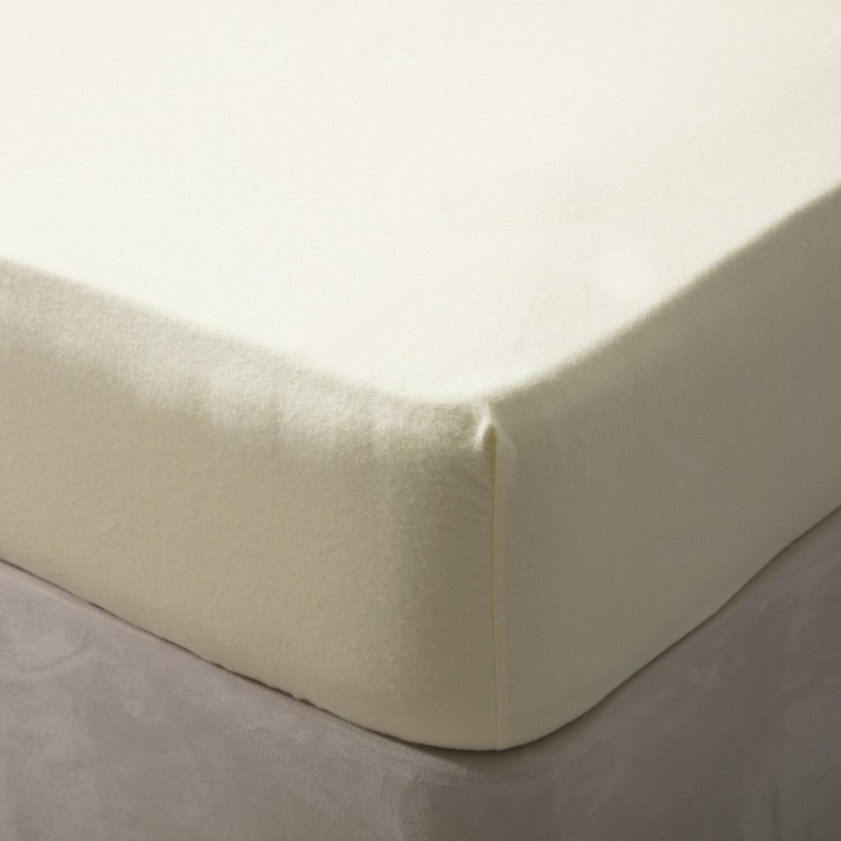 Brushed Cotton Extra Deep Fitted Sheet - BM304 - Lemon / Double