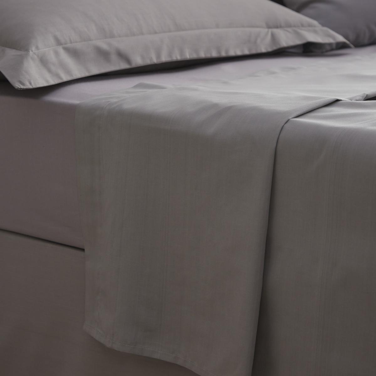 Plain Dyed Flat Sheet - Grey / Double – image 1