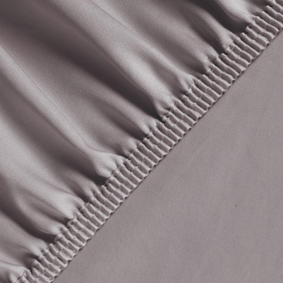 Silky Satin Fitted Bed Sheet Small Sizes - Nougat / Double