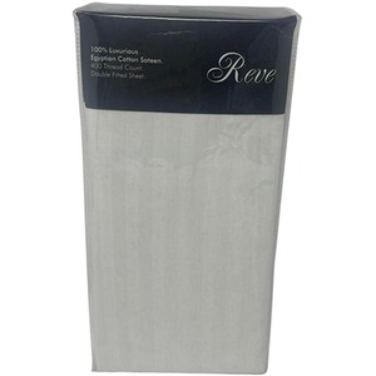 400 Thread Count Double Fitted Sheet - Cream Stripes – image 3