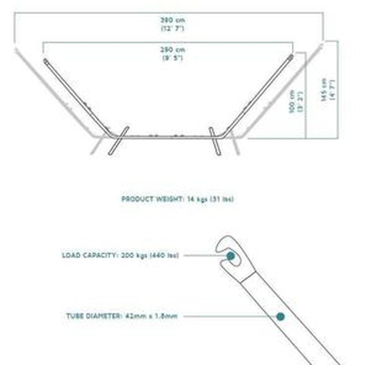 Crua Outdoors Hammock Stand - Heavy-Duty and Portable - Black – image 7