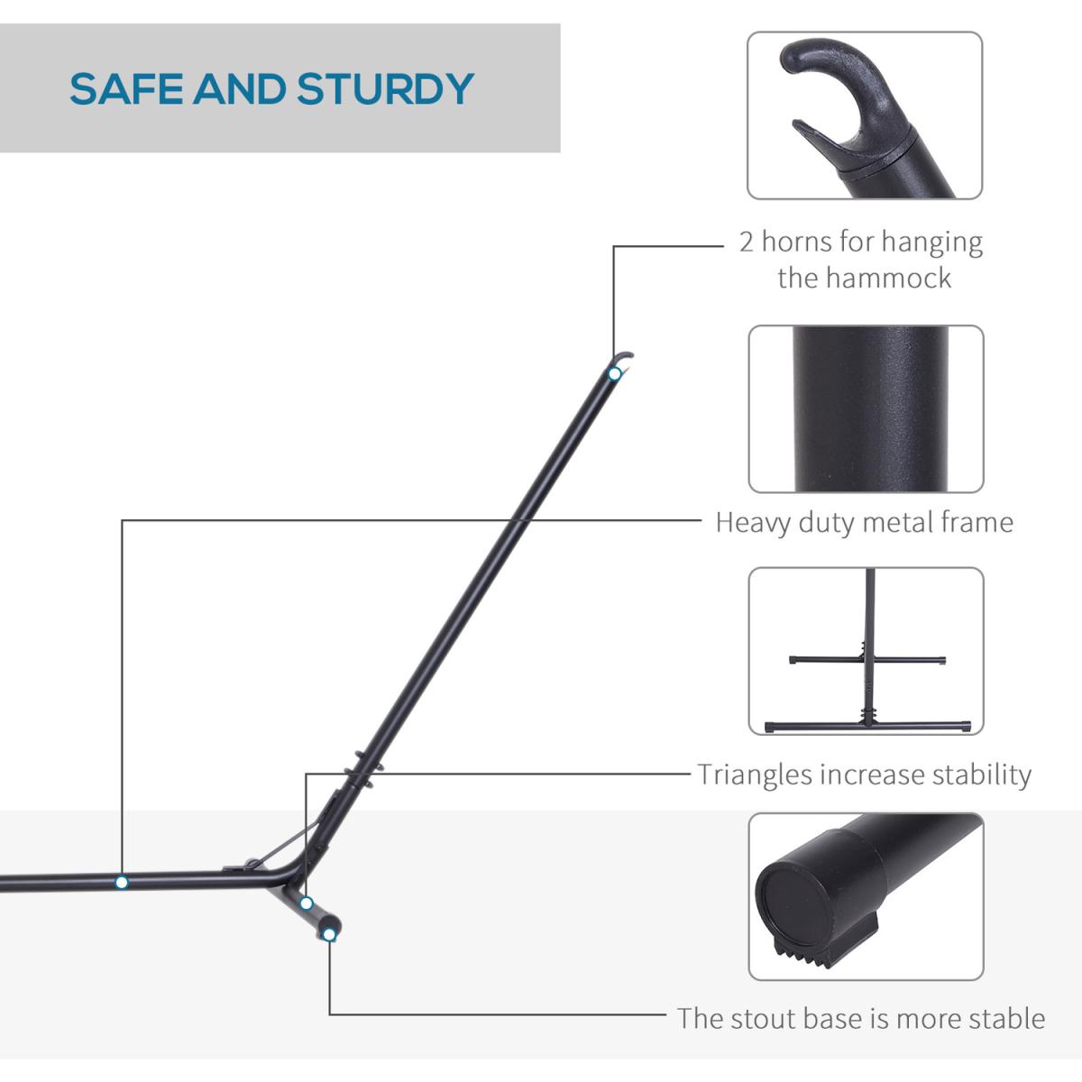 Adjustable Hammock Stand - Black – image 6