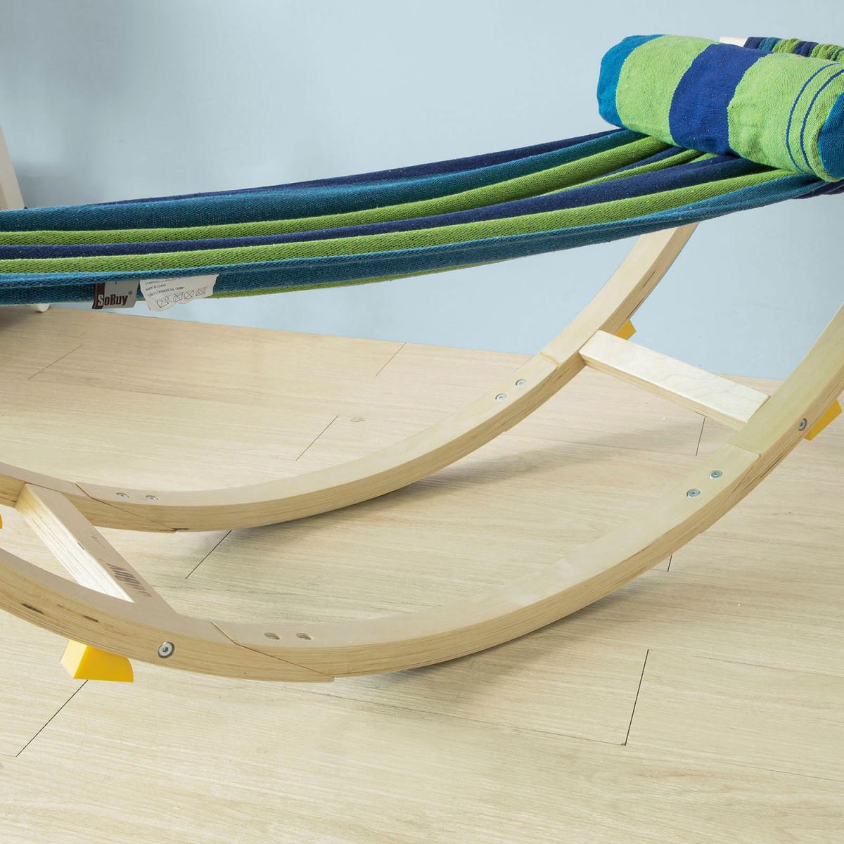 SoBuy Children Kids Rocking Hammock - Green – image 6