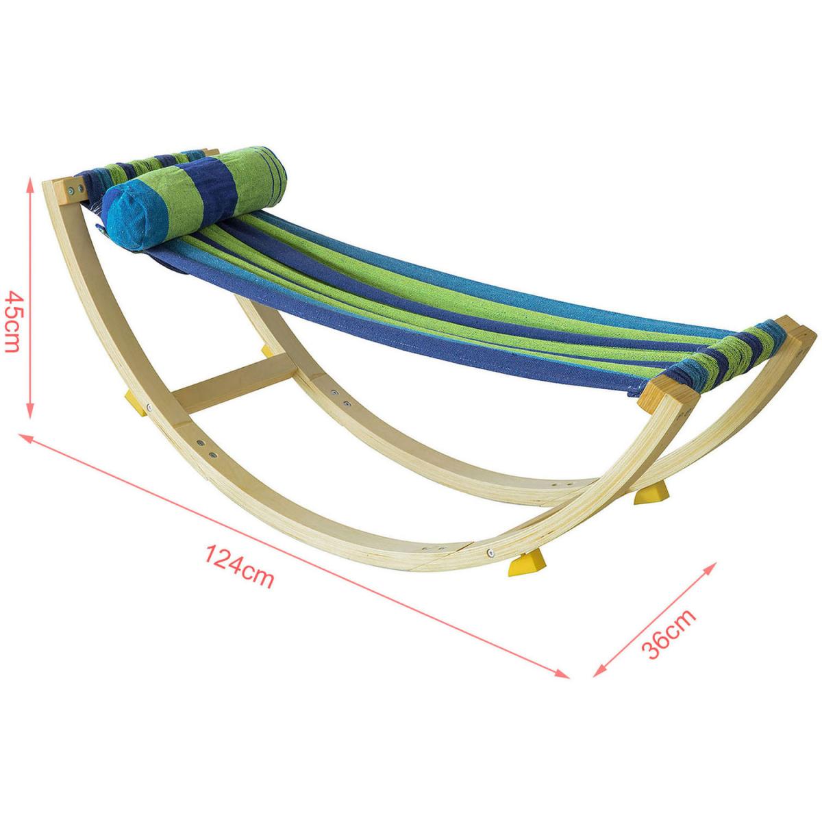 SoBuy Children Kids Rocking Hammock - Green – image 10