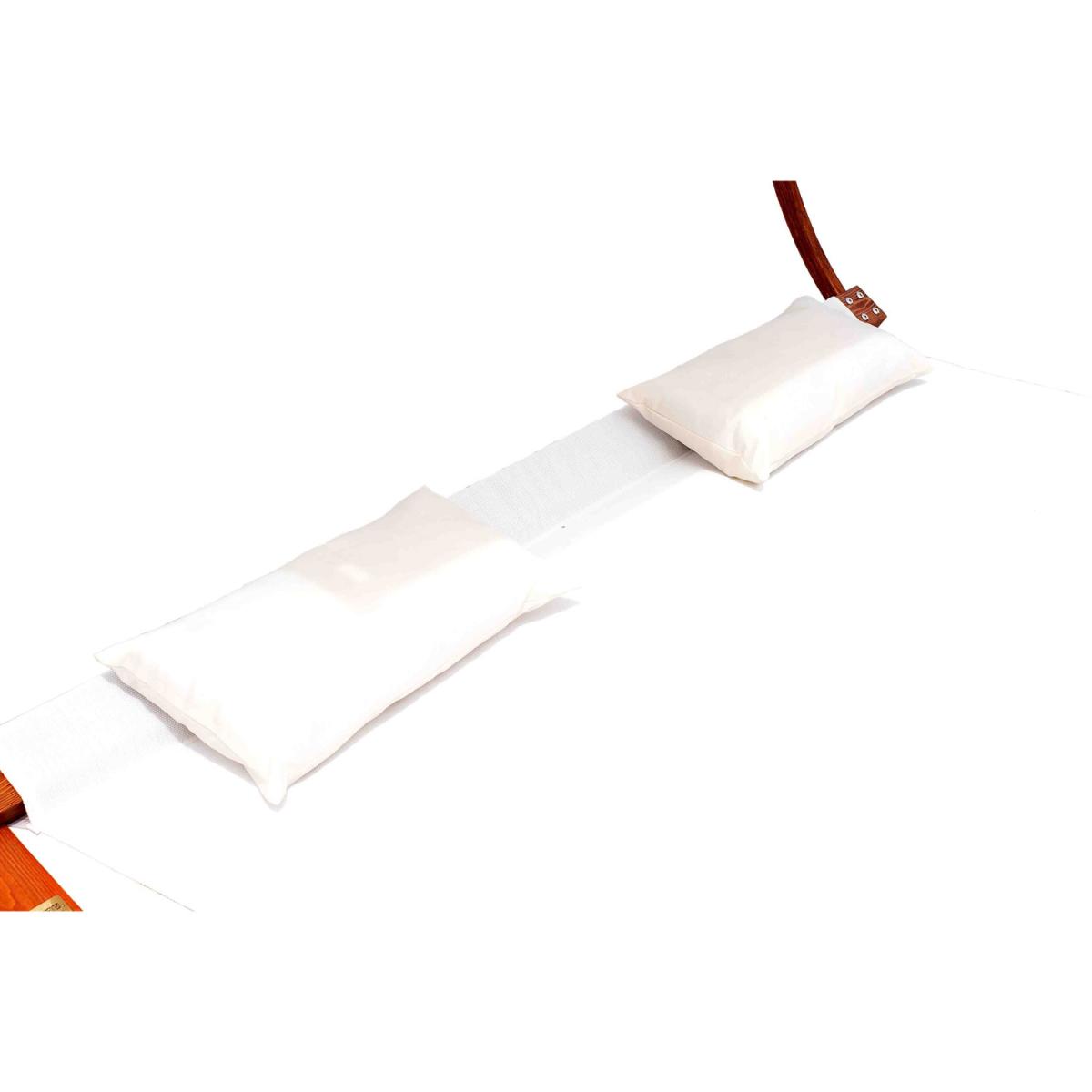 Double Wooden Garden Hammock - Cream – image 4