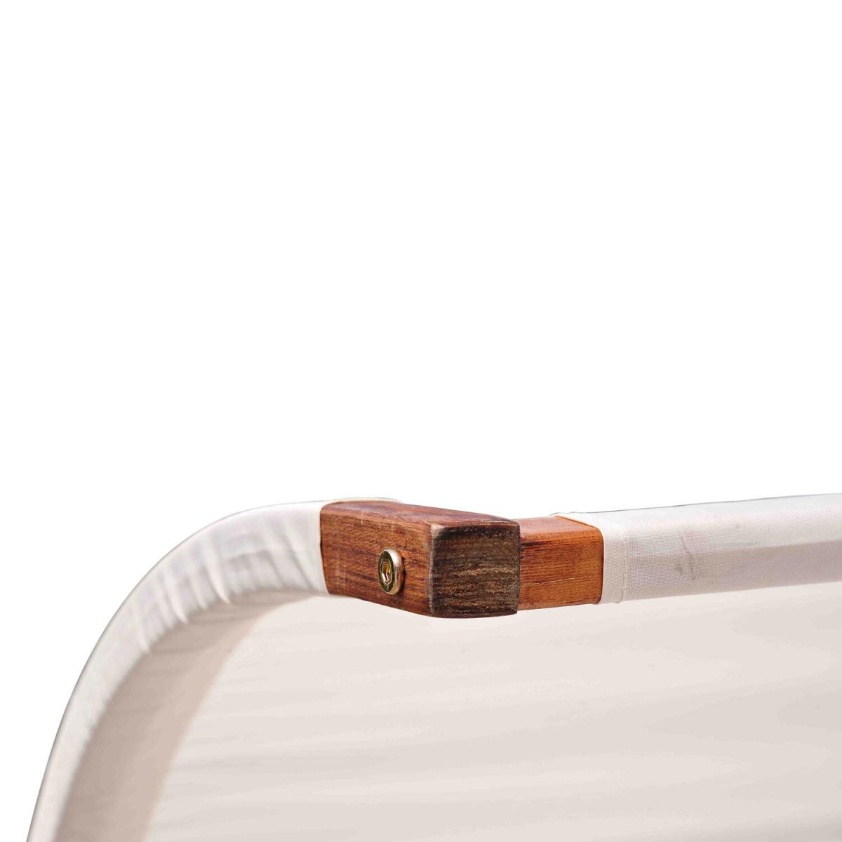 Double Wooden Garden Hammock - Cream – image 5