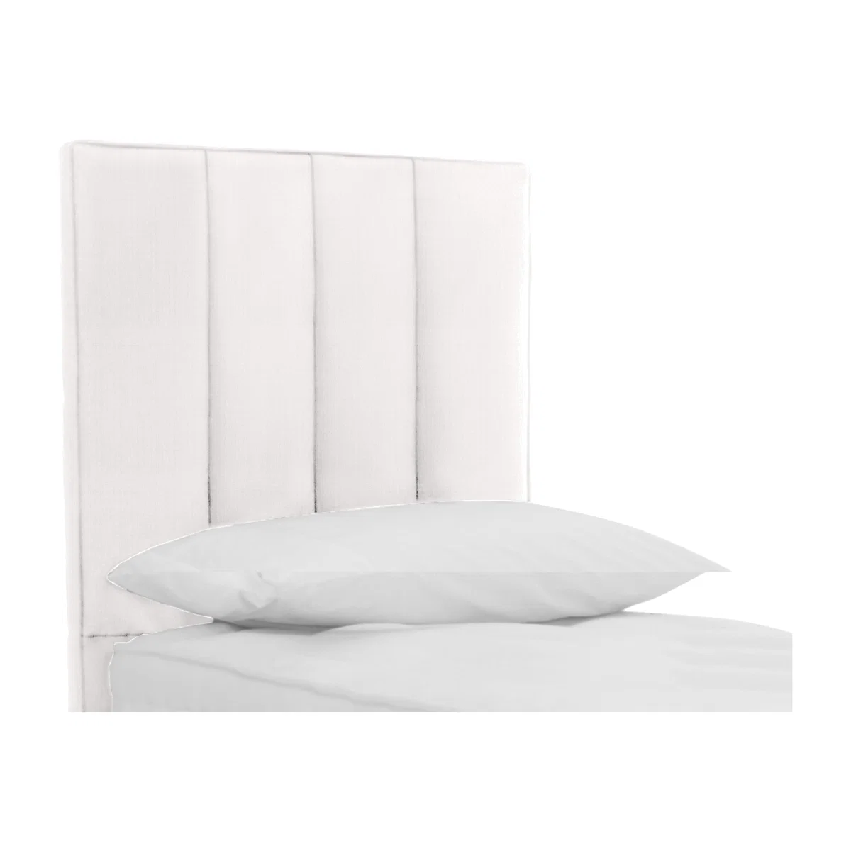 Hypnos - Bespoke Chesham Floor Standing Headboard - Single - Zenith Snow – image 1