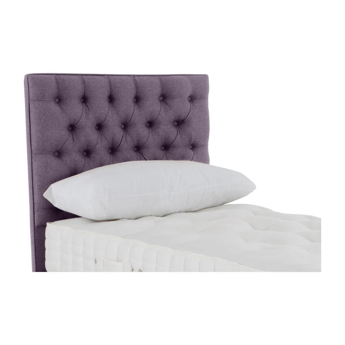 Hypnos - Bespoke Wooburn Floor Standing Headboard - Single - Purple – image 1