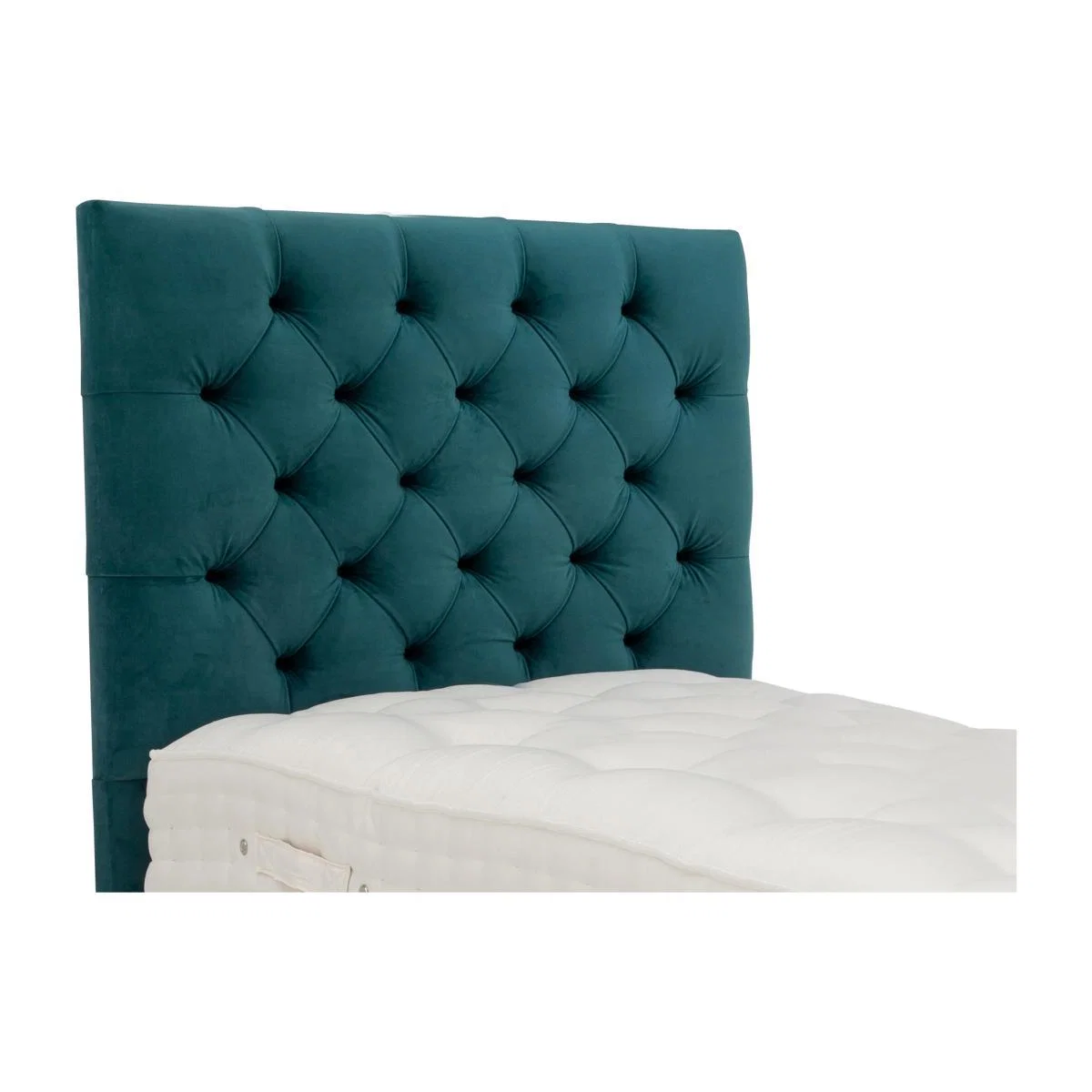 Millbrook - Minley Floor Standing Headboard - Single - Teal – image 1