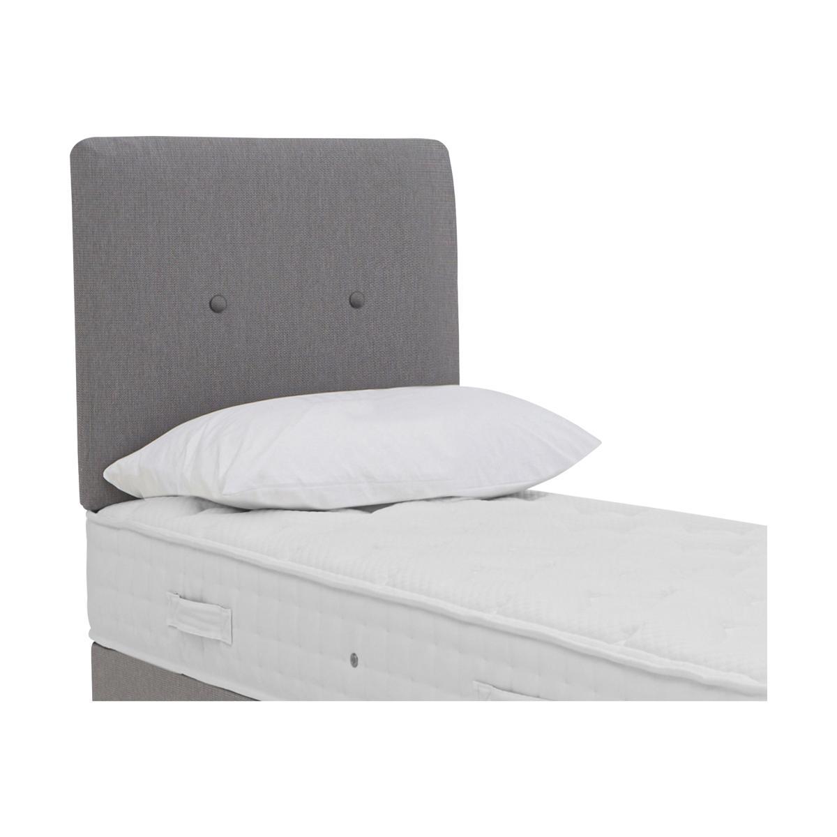 Silentnight - Glacier Strutted Headboard - Single - Grey – image 1