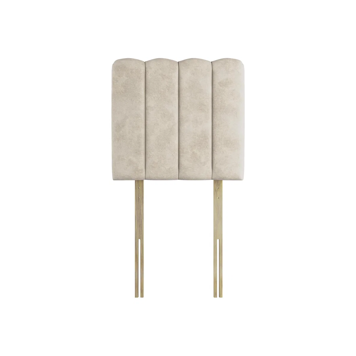 Sealy - Shard Strutted Headboard - Single - Velvet Dove