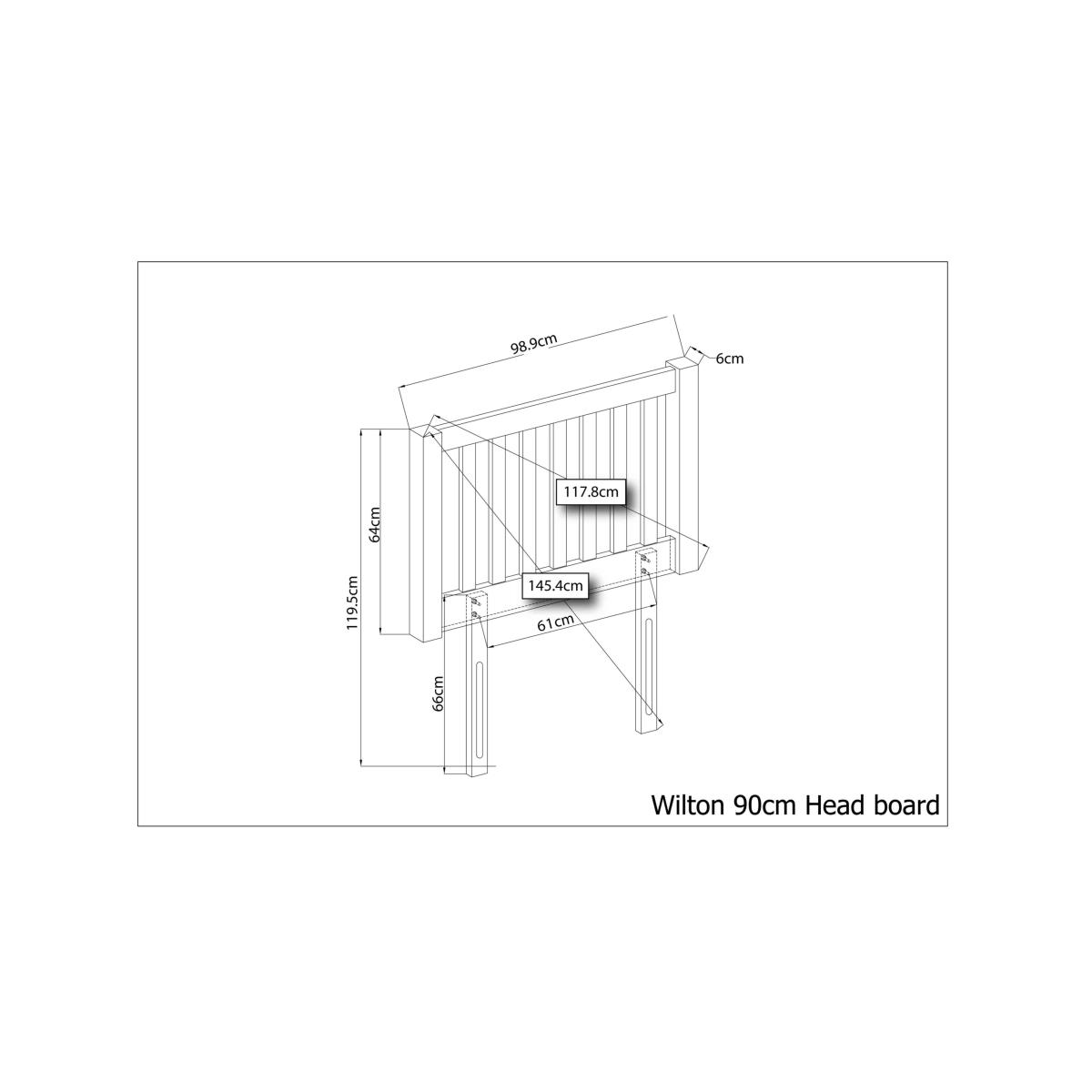 John Lewis ANYDAY Wilton Headboard, Single – image 6