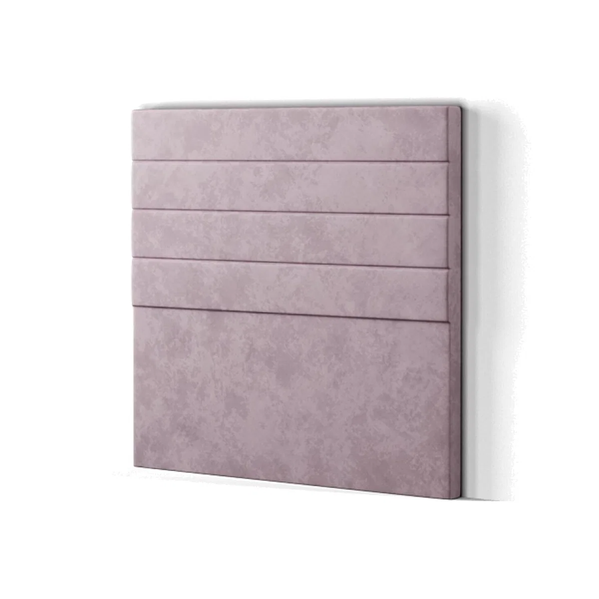 George Headboard Floor Standing Plush - Blush / Single – image 1
