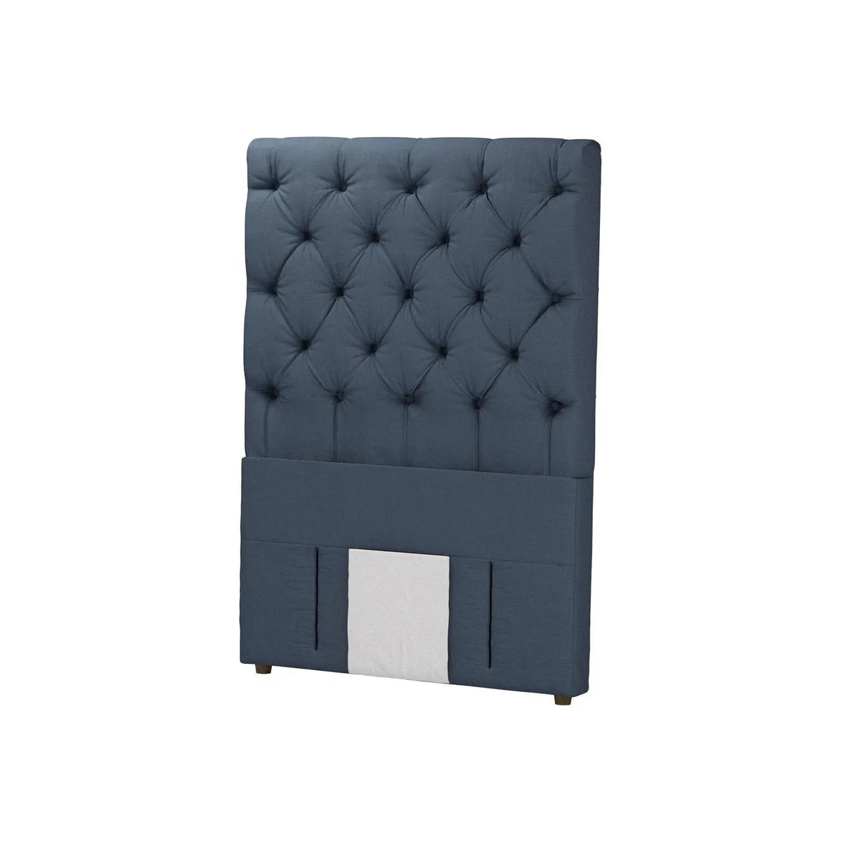 Standalone Rosalie 130cm Single Headboard in Midnight Blue Brushed Linen Cotton - sofa.com – image 1