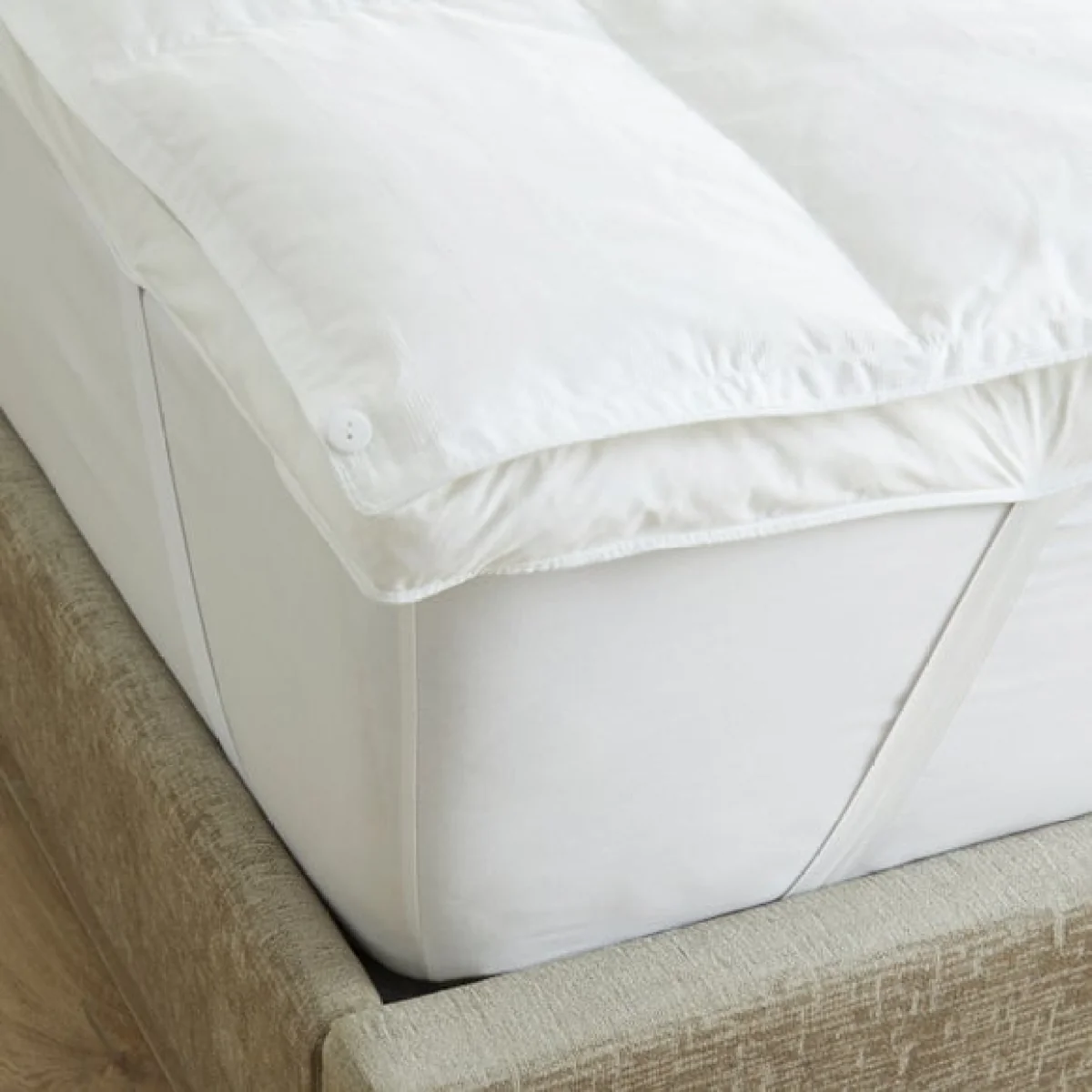 Dorma Hungarian Goose Down Dual Layer Mattress Topper White – image 2