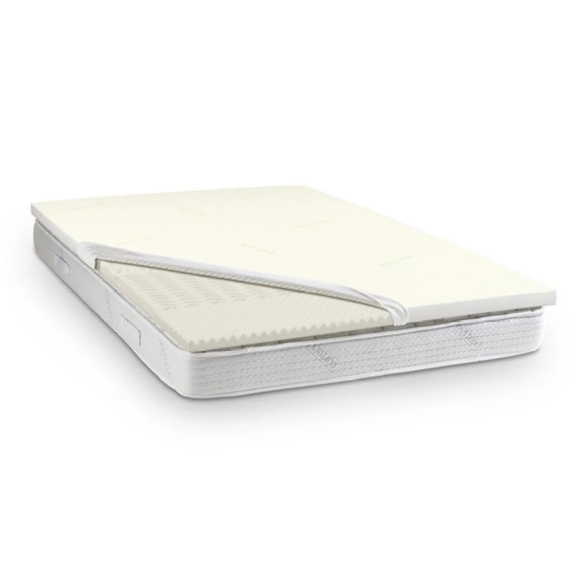 Dormeo Aloe Vera Zoned Mattress Topper White – image 2