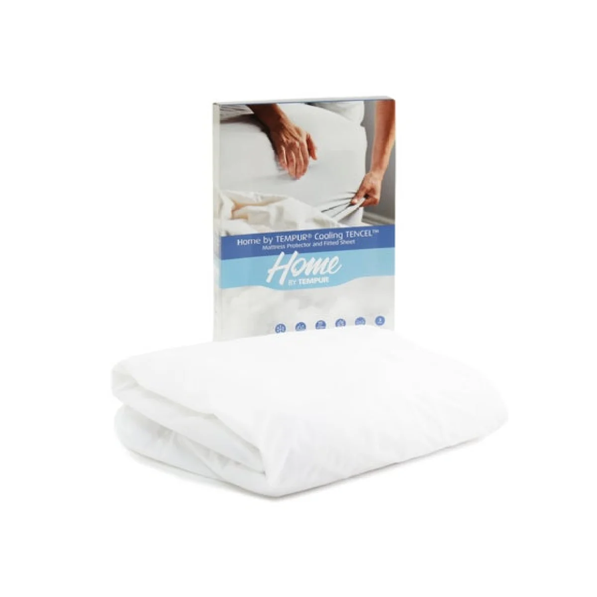 Tempur Home Cooling Mattress Protector White – image 4