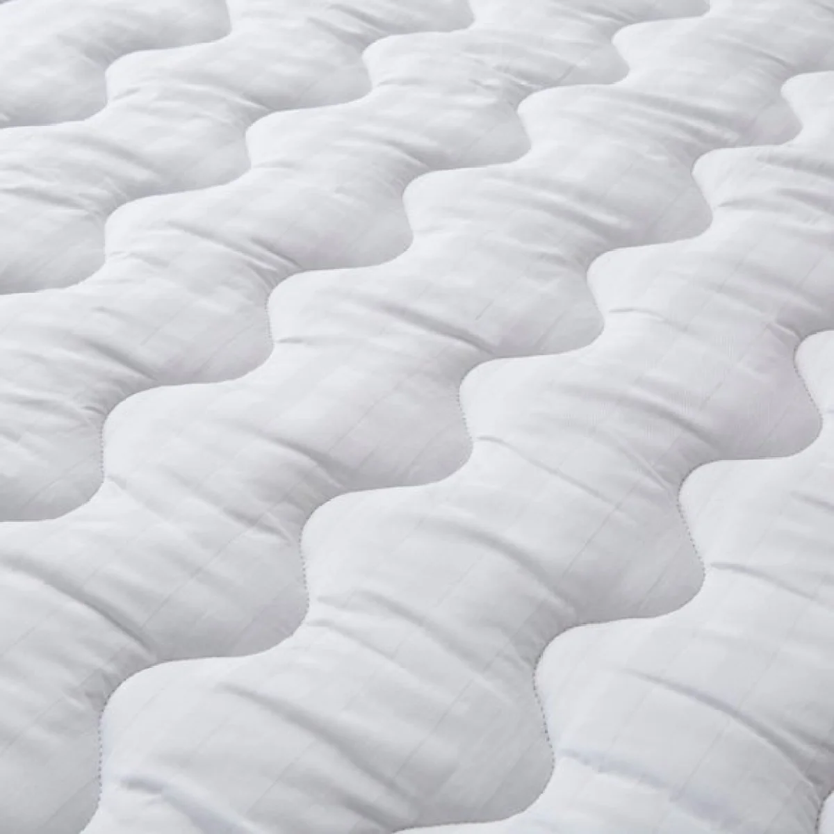Hotel Luxury Cotton Mattress Topper White – image 3
