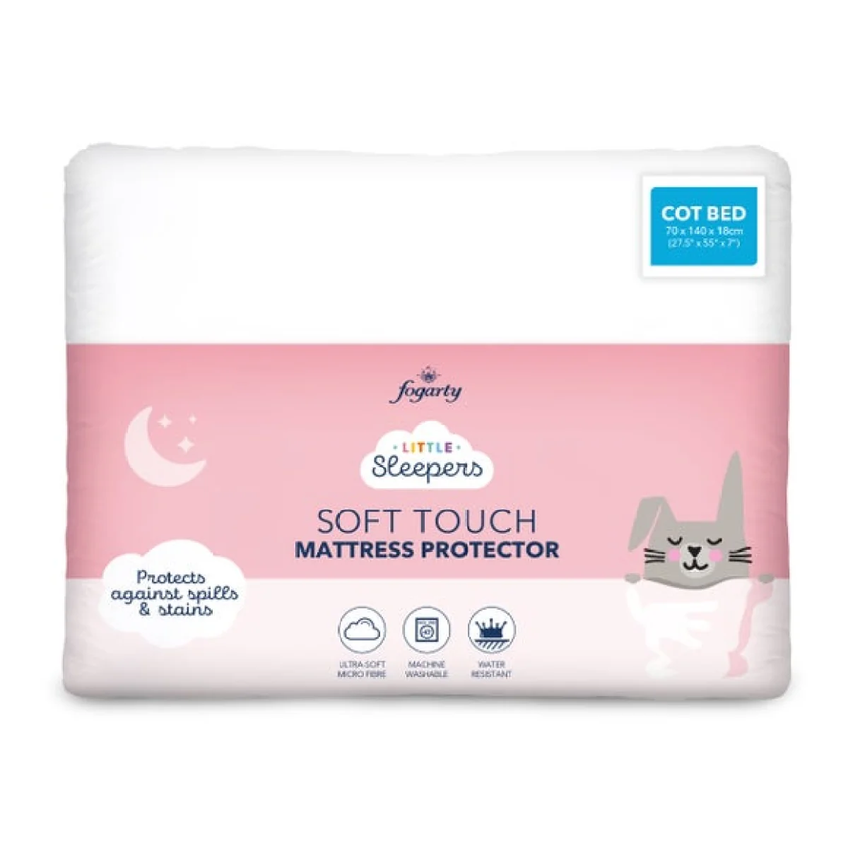 Fogarty Little Sleepers Soft Touch Stain Resistant Mattress Protector – image 4