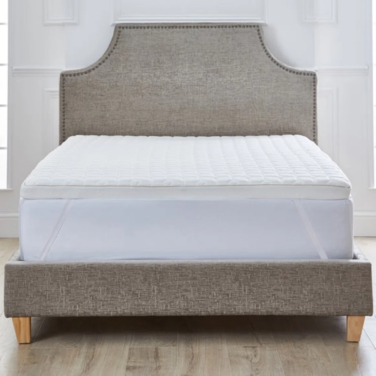 Dorma Tencel Blend Memory Foam Mattress Topper White – image 2