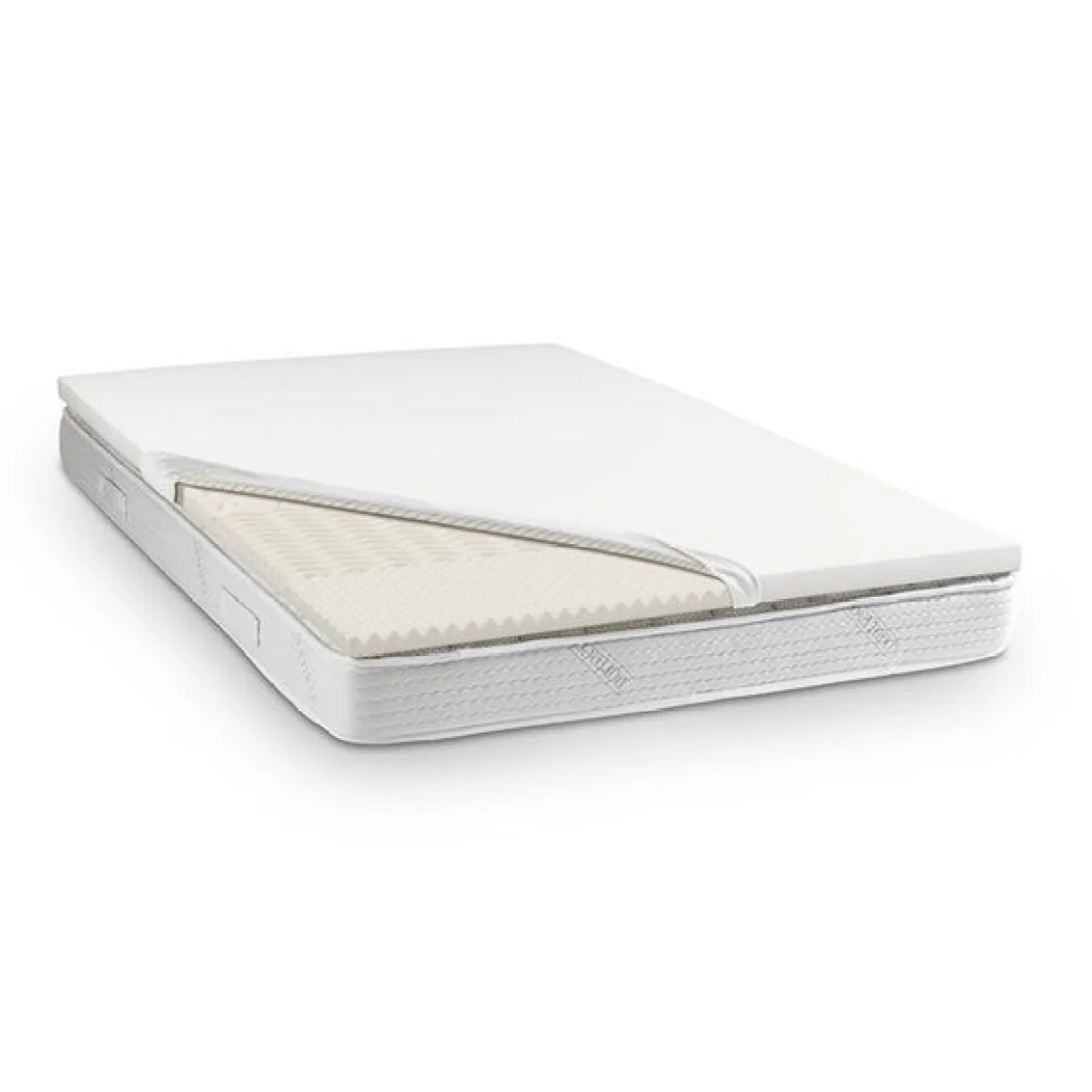 Dormeo All Seasons Zoned Memory Foam Mattress Topper White – image 2