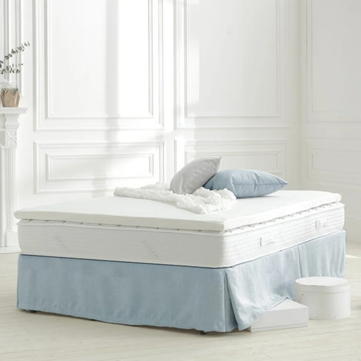 Dormeo All Seasons Zoned Memory Foam Mattress Topper White – image 3