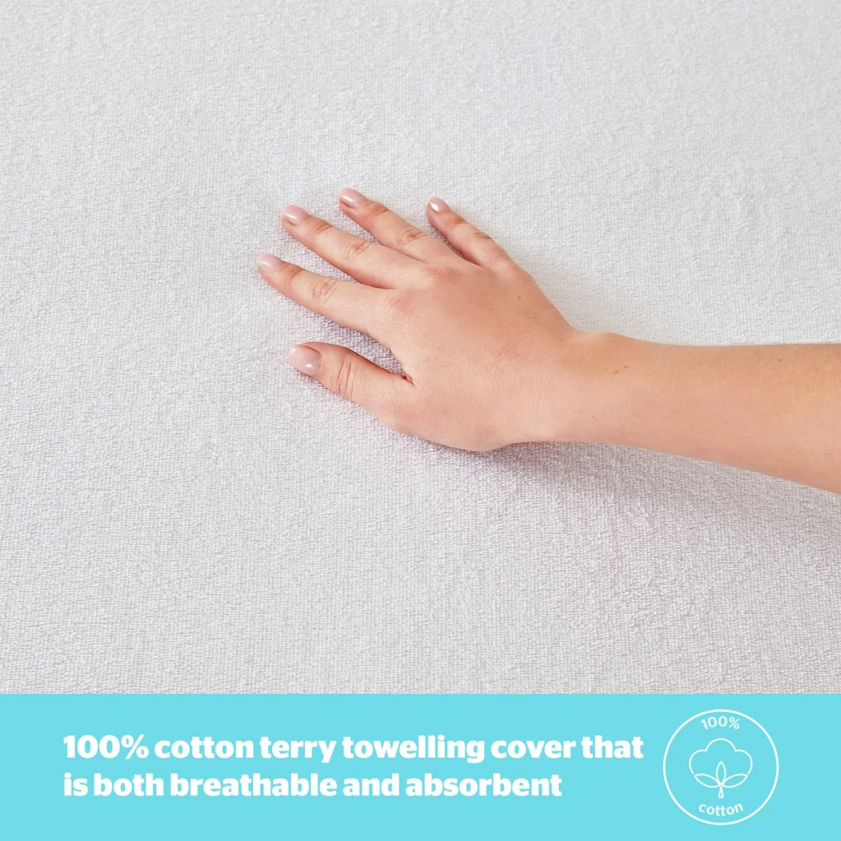 Silentnight Terry Towelling Mattress Protector - Superking – image 5
