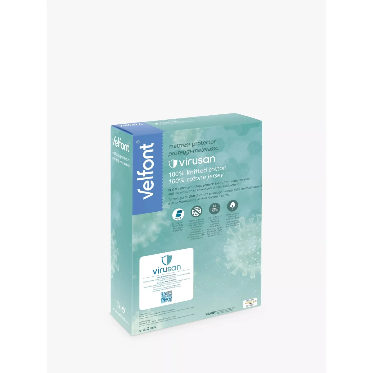 Velfont Virusan Knitted Cotton Mattress Protector – image 2