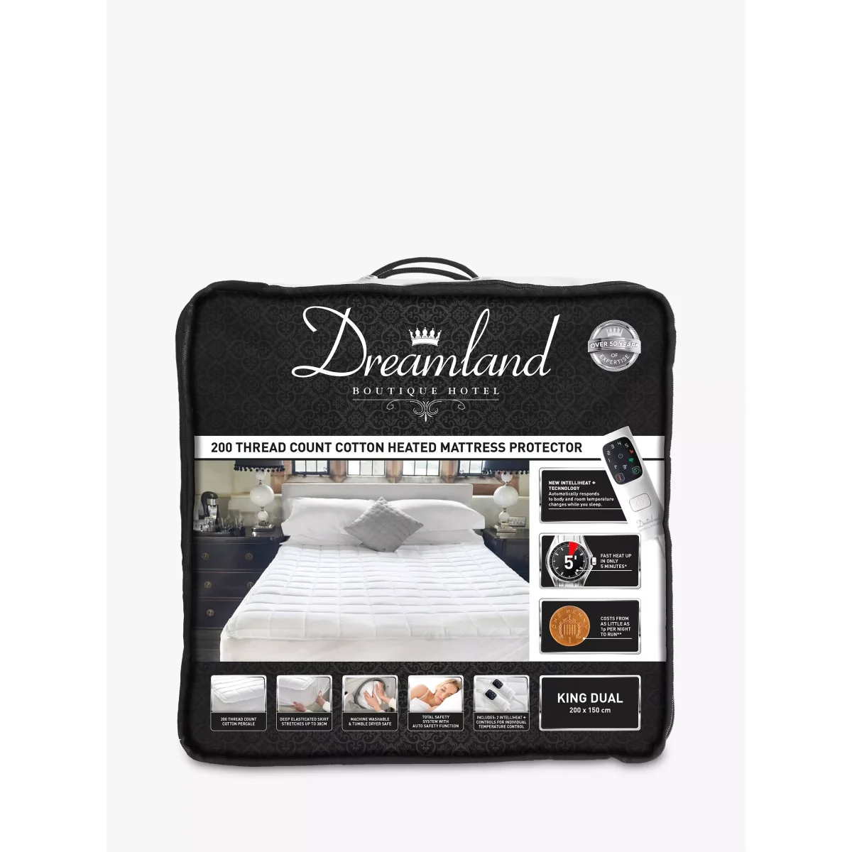 Dreamland Boutique Hotel Cotton Mattress Protector – image 7
