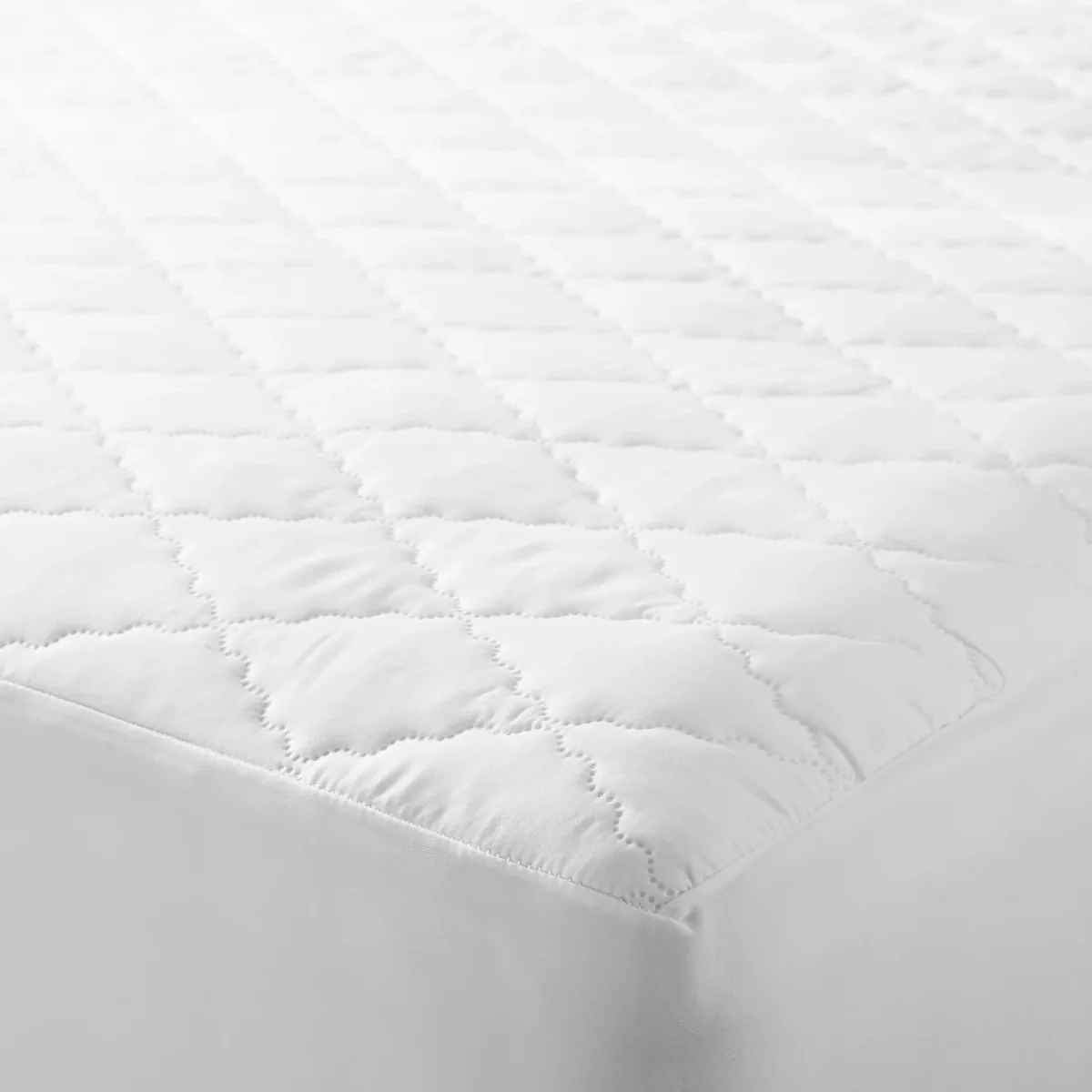 John Lewis & Partners Synthetic Soft Touch Washable Quilted Mattress Protector – image 2