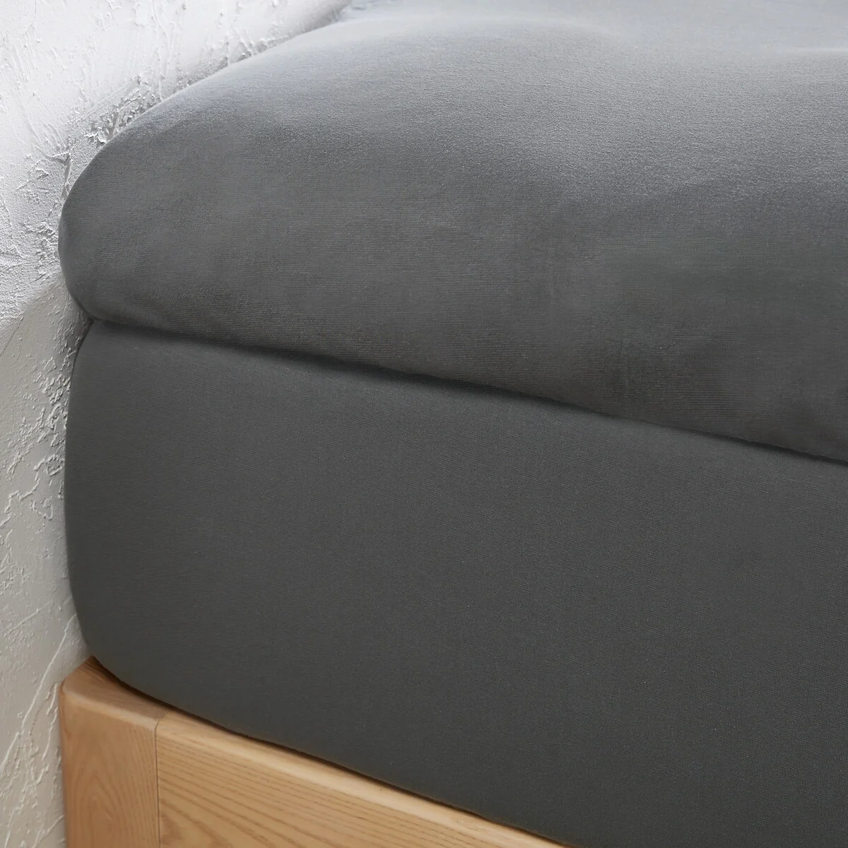 30% Recycled Cotton Jersey Fitted Mattress Topper Sheet – image 3
