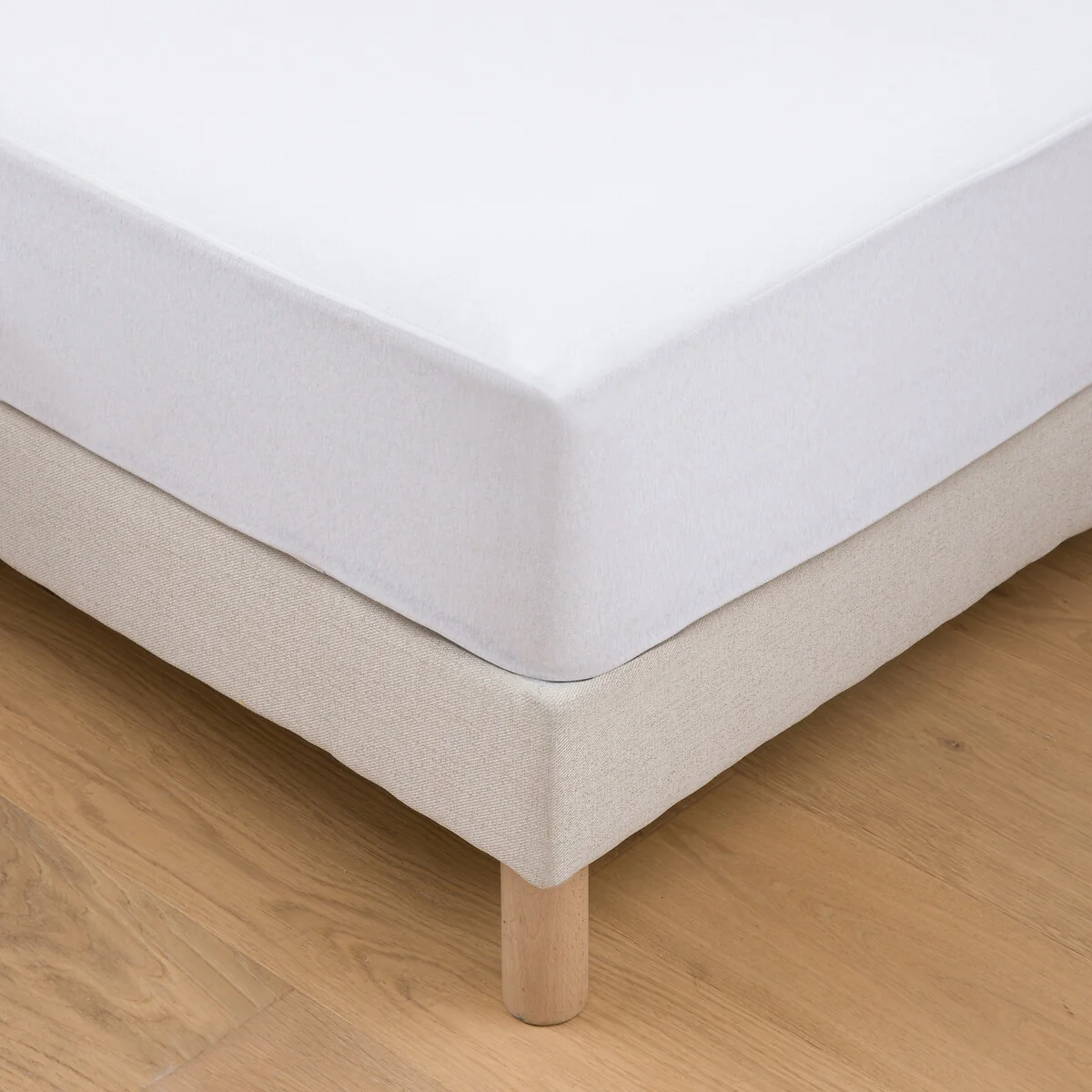 Waterproof 100% Cotton Fleece Mattress Protector – image 2