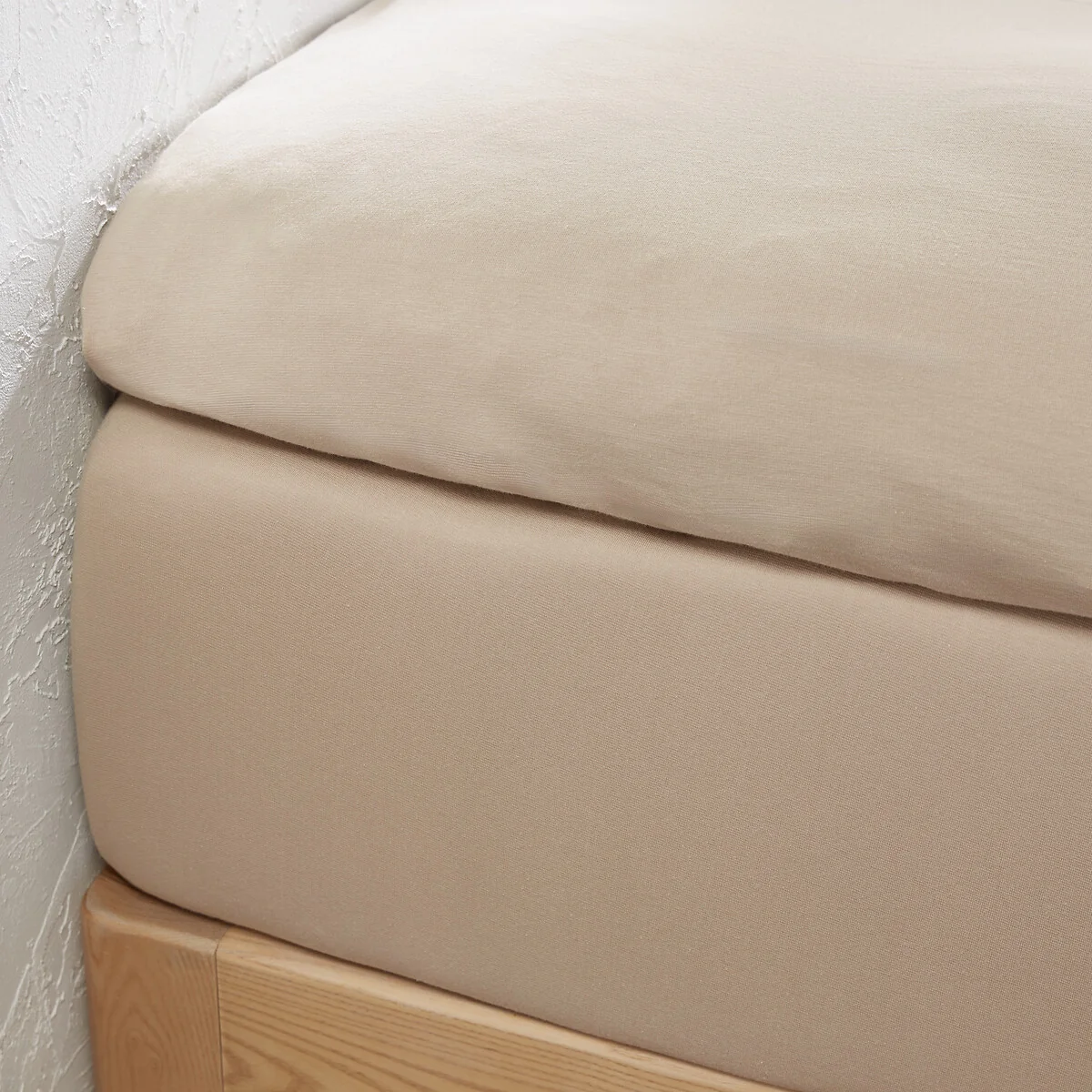 30% Recycled Cotton Jersey Fitted Mattress Topper Sheet – image 2
