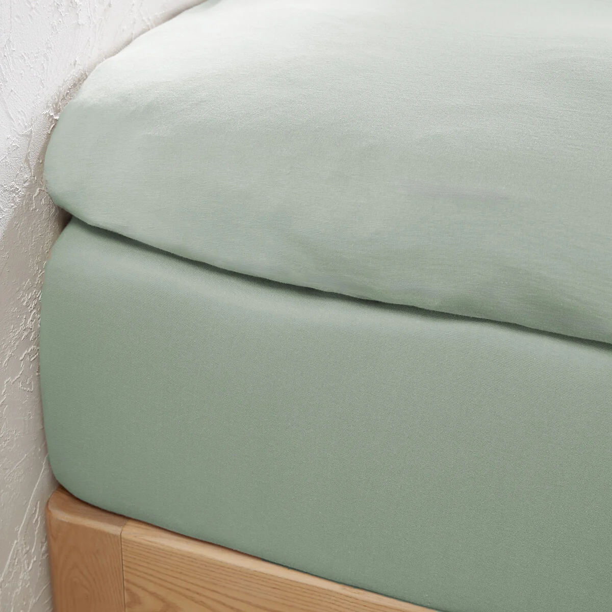 30% Recycled Cotton Jersey Fitted Mattress Topper Sheet – image 2