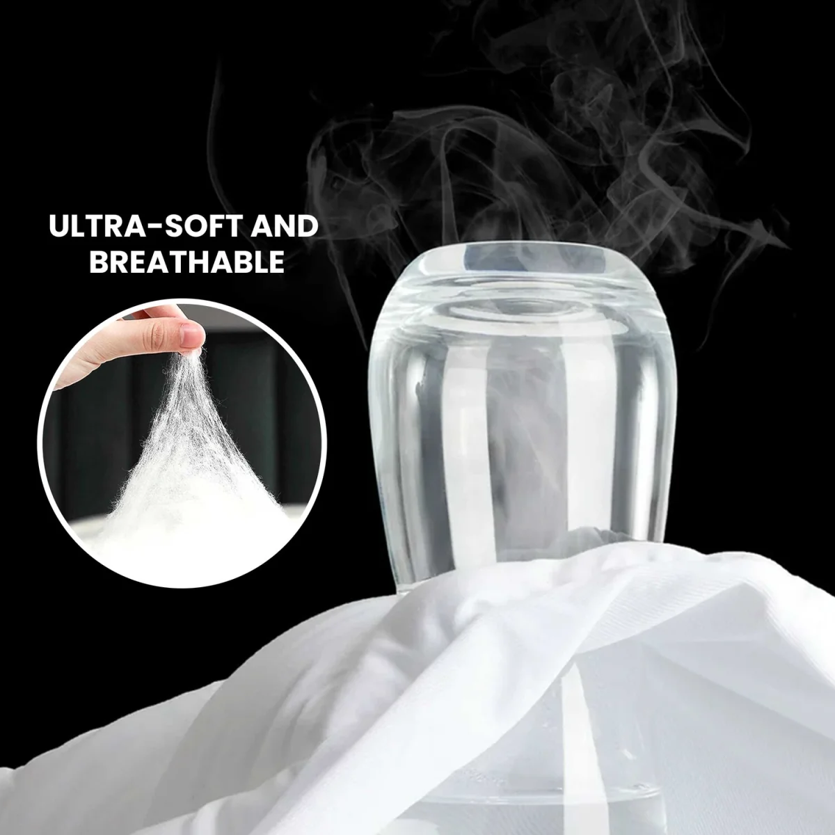 Quilted Mattress Protector Extra Deep 30cm - White – image 5