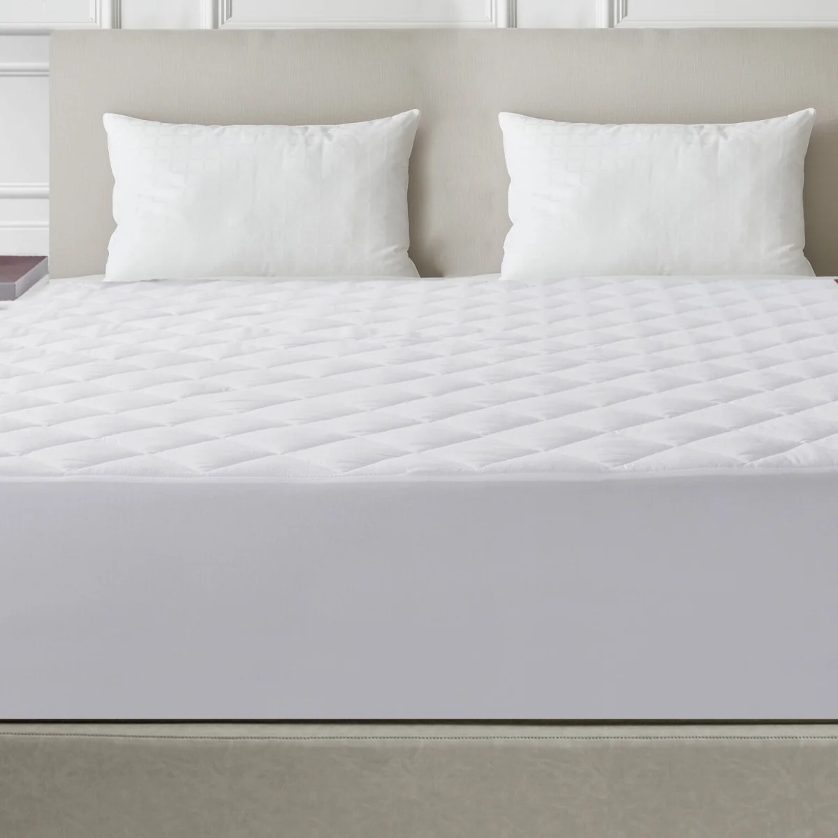 Supersoft Quilted Mattress Protector - White / Single – image 3