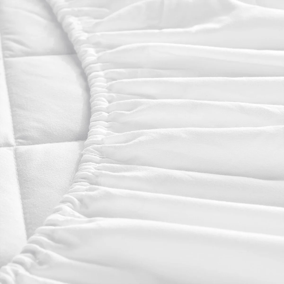 Supersoft Quilted Mattress Protector - White / Single – image 5