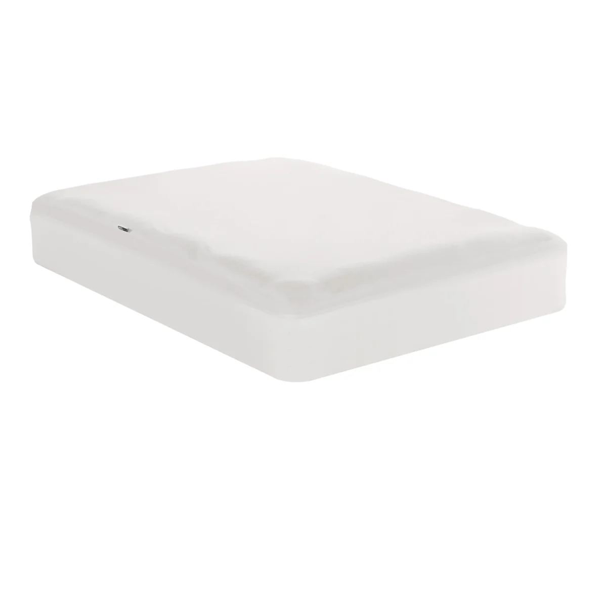 Mattress Protect Cotton Smooth Premium Mattress Protector - 4'6" Double - White – image 4