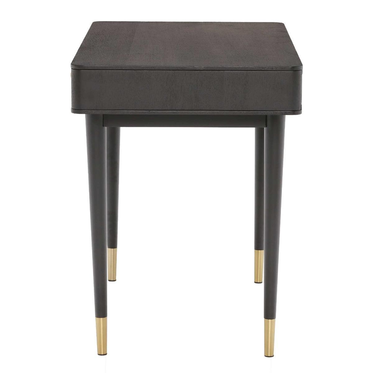 Cannelle Desk, Black Ash with Black and Gold Leg – image 5
