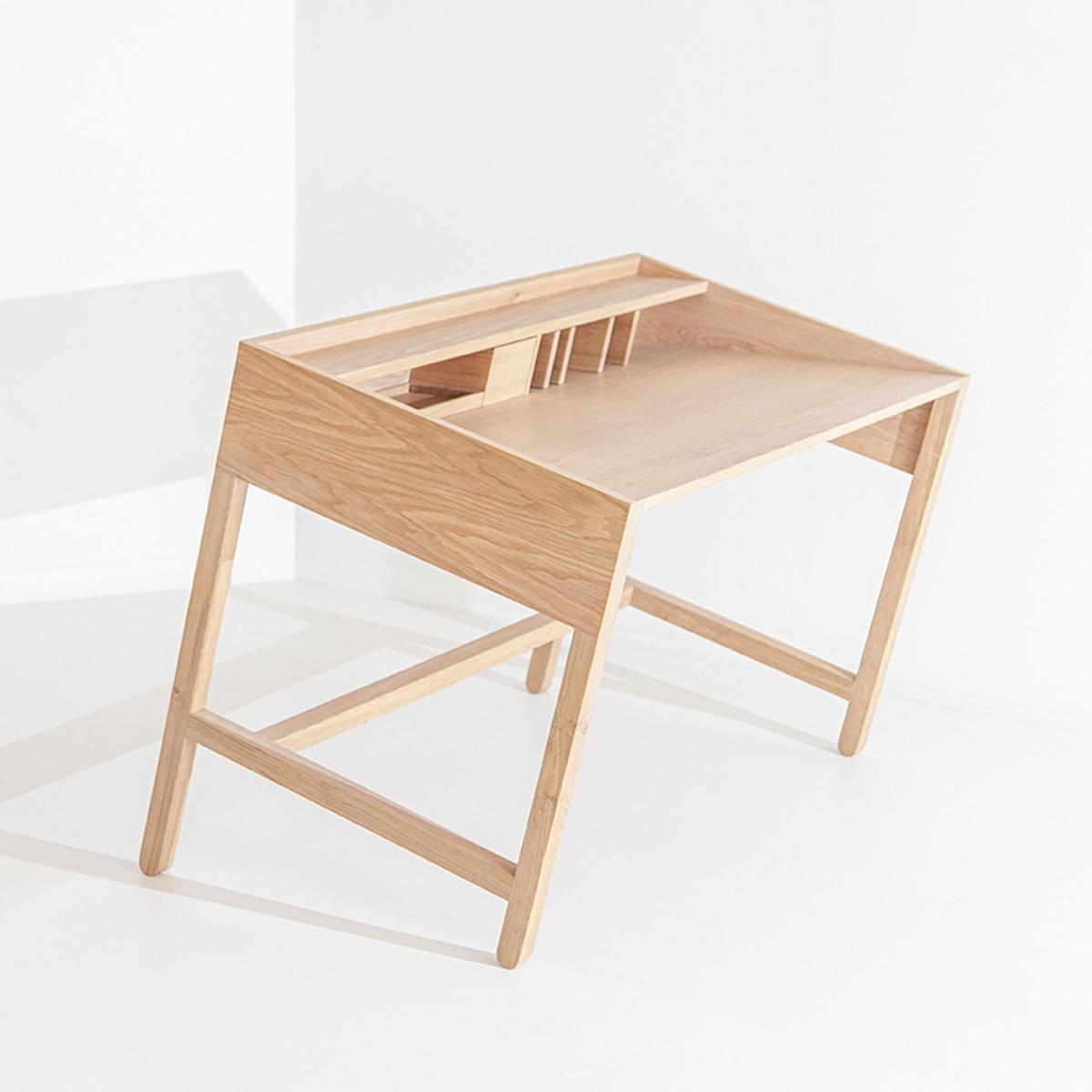 Oak Torta Office Desk – image 11