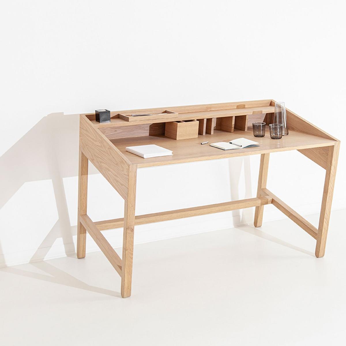 Oak Torta Office Desk – image 4