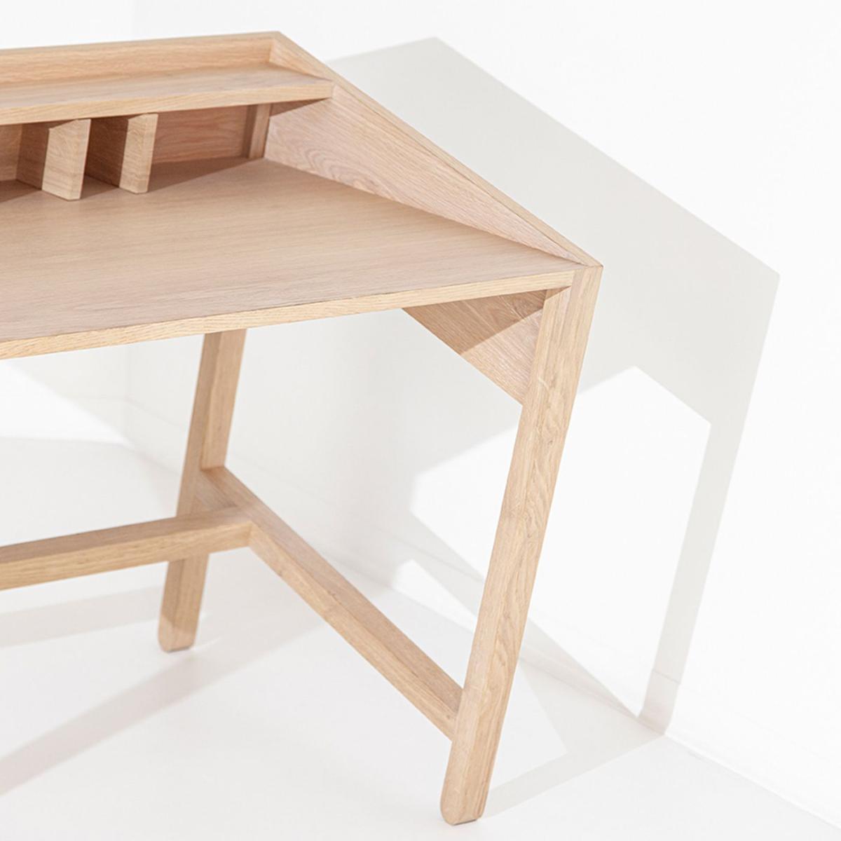 Oak Torta Office Desk – image 10