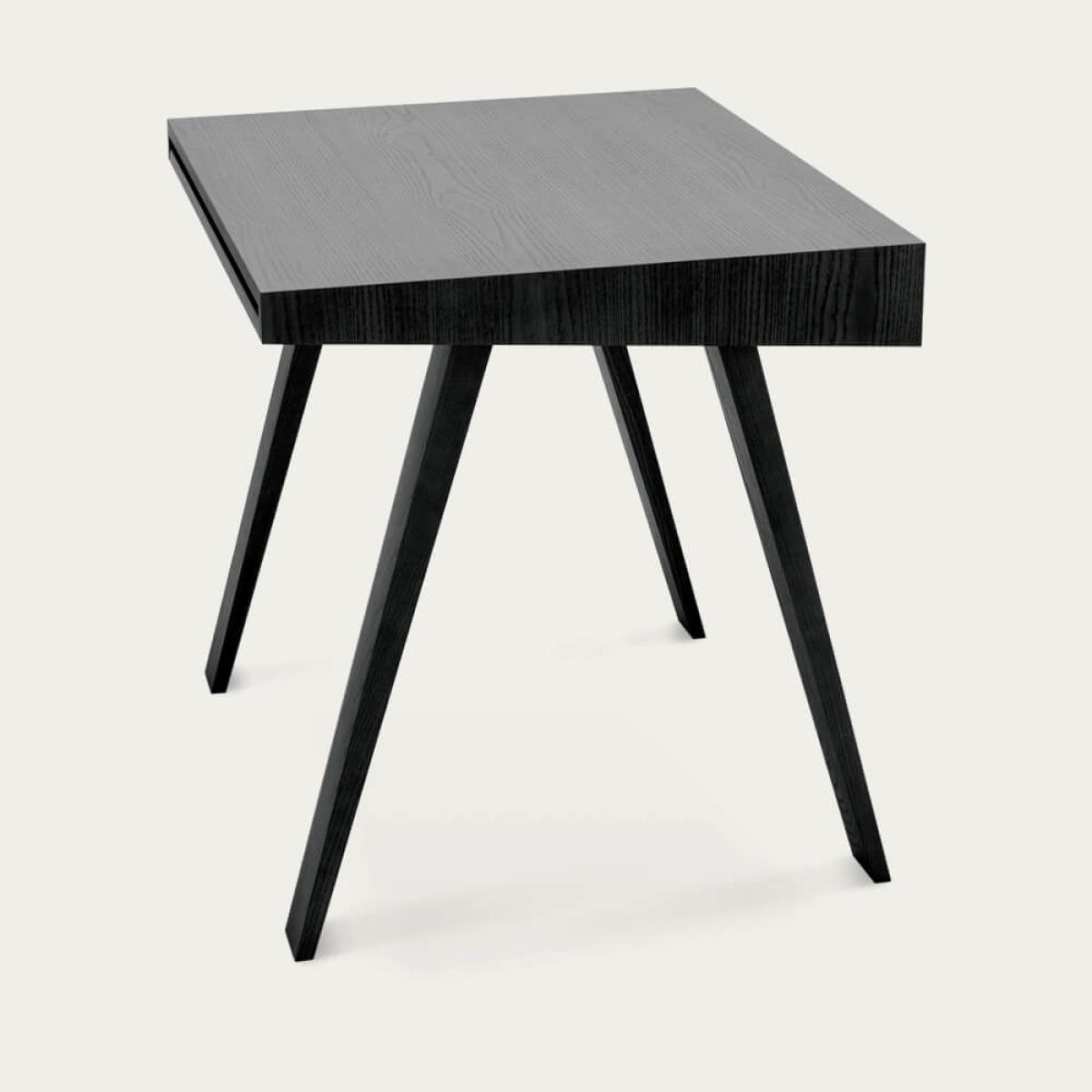 Lithuanian Ash Painted Black 2 Drawers 4.9 Desk – image 4