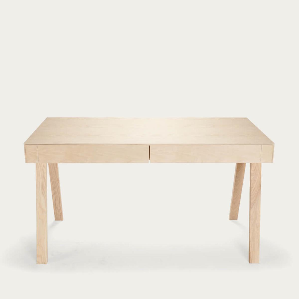 European Ash 2 Drawers 4.9 Desk – image 2