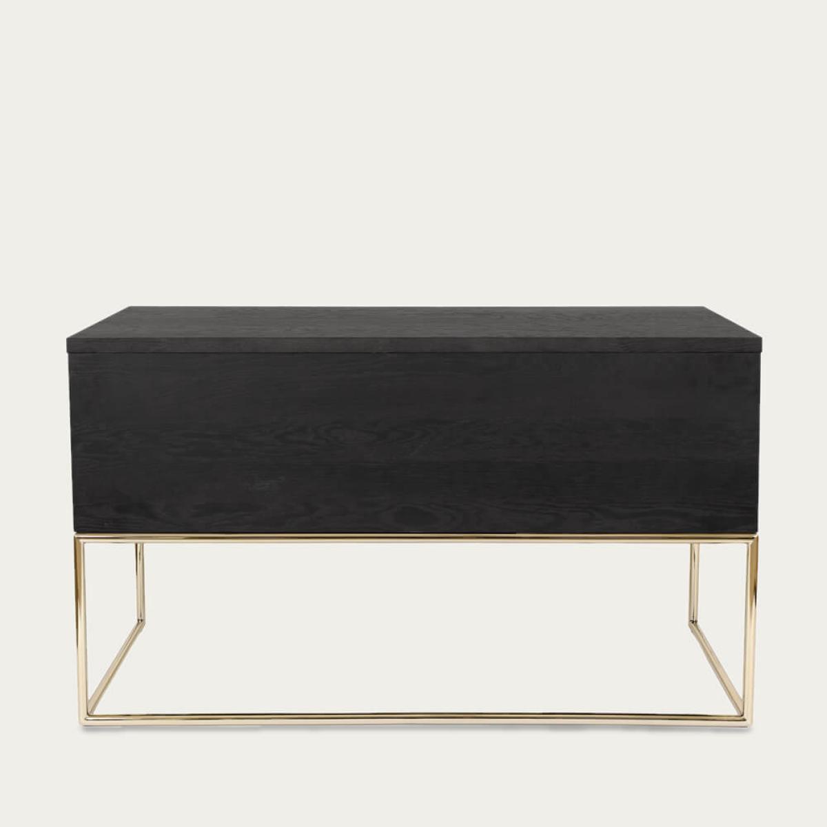 Dark Wood/Brass Pimlico Desk – image 8