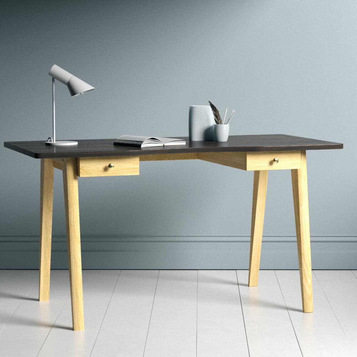 Smoke Black/Oak Nice Desk – image 2