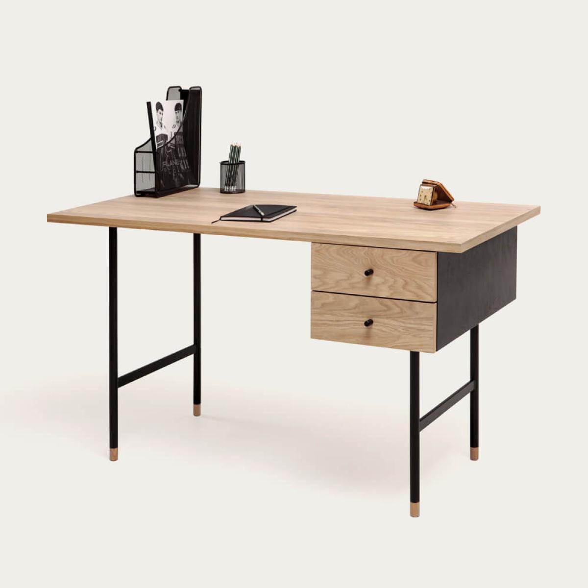 Oak/Black Jugend Desk – image 2